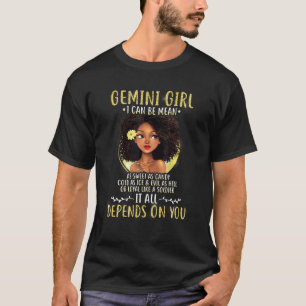 Camiseta Como Garota Gemini Astrologia de Aniversário Zodia