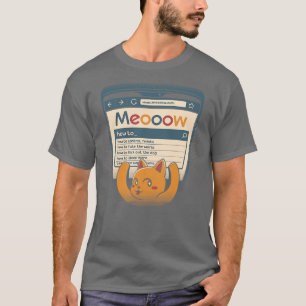 Camiseta Como governar o gato mundial usando um computador 