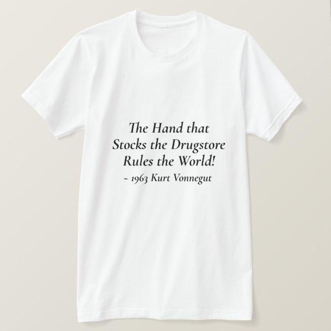 Camiseta Como isso se mostrou verdadeiro em governar o mund (Frente do Design)