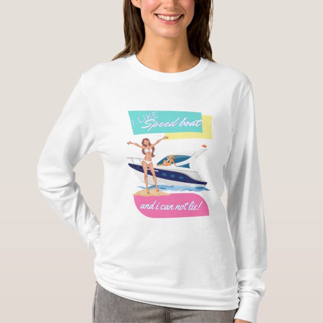 Camiseta como lancha  (Frente)
