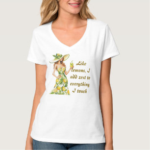 Camiseta Como Lemons, eu adiciono Zest a tudo que toco - El