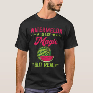 Camiseta Como Magia, Mas Fruta De Verão Real, Melancia