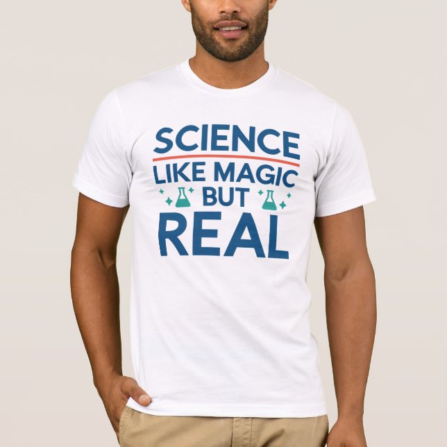 Camiseta Como Magia, Mas Real (Frente)