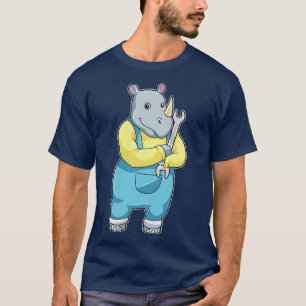 Camiseta como mecânico com chave inglesa