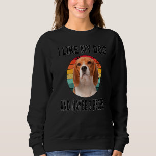Camiseta Como Meu Beagle e talvez 3 Pessoas