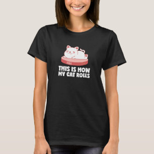 Camiseta Como meu gato rola Aspirador para gato 