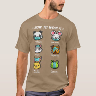 Camiseta Como Não Vestir Uma Máscara De Animais Custa Engra