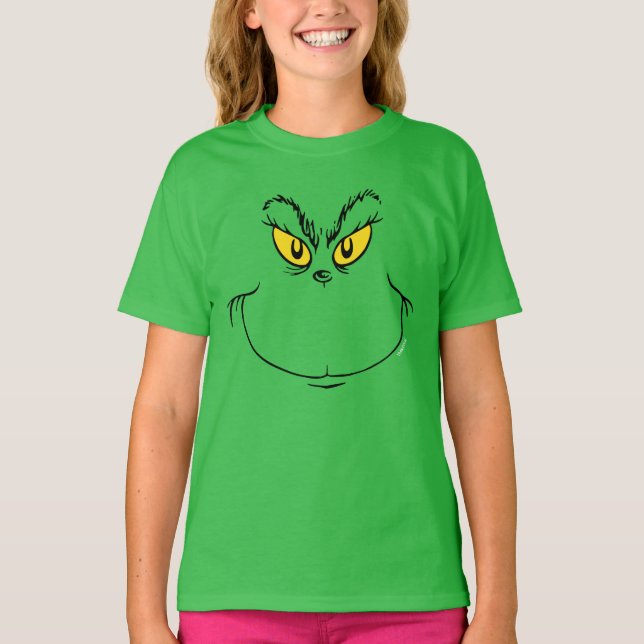 Camiseta Como o Grinch Roubou a Cara do Natal (Frente)