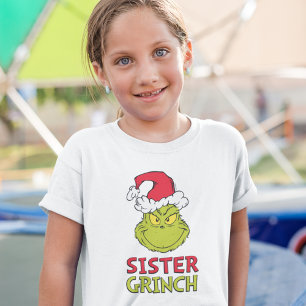 Camiseta Como o Grinch Roubou o Natal   Irmã Grinch