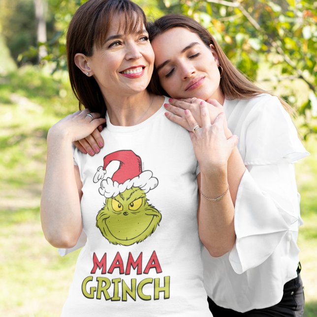 Camiseta Como o Grinch Roubou o Natal | Mamãe Grinch (Criador carregado)