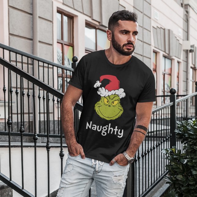 Camiseta Como o Grpolegadas roubou o Natal | Naughty Grpole (Criador carregado)