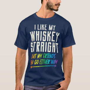 Camiseta Como o meu Orgulho gay de Hetero Whiskey Amigos LG