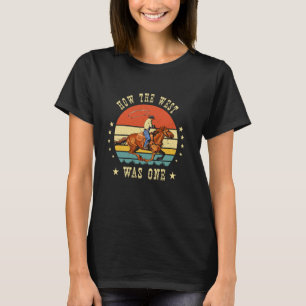 Camiseta Como o Ocidente foi um primeiro Aniversário do Rod