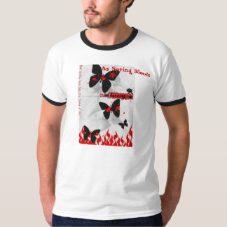 Camiseta Como o primavera sangra o T da campainha das caras