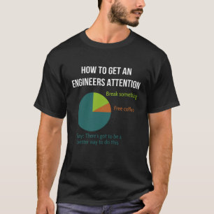 Camiseta Como Obter Atenção De Engenheiros: Engenharia