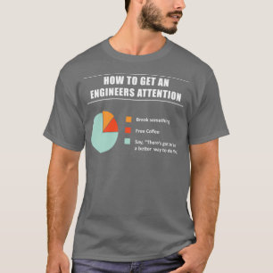 Camiseta Como Obter Um Fundo De Engenharia De Atenção De En