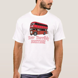 Camiseta Como ônibus terrìvel britânico