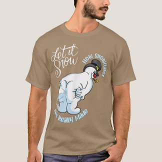 Camiseta Como Os Flocos De Neve São Realmente Feitos, Engra