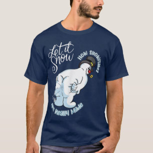 Camiseta Como Os Flocos De Neve São Realmente Feitos, Engra