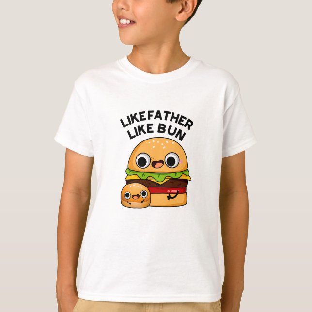 Camiseta Como Padre, Como Um Comida Engraçado. (Frente)