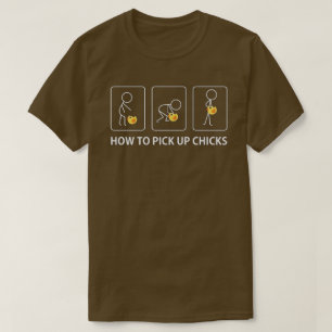 Camiseta como pegar pintinhos