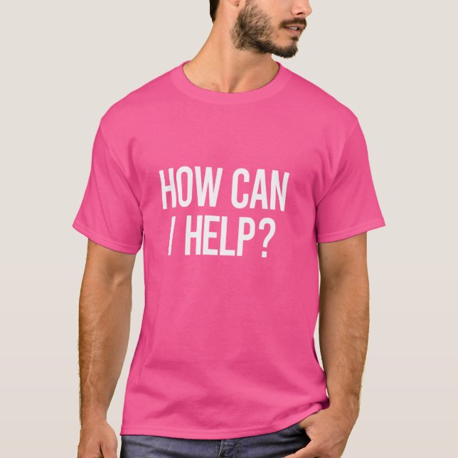 CAMISETA COMO POSSO AJUDAR (Frente)
