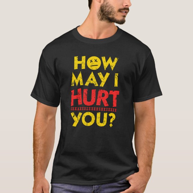 Camiseta Como Posso Machucá-lo | Dungeon Crawler Carl (Frente)