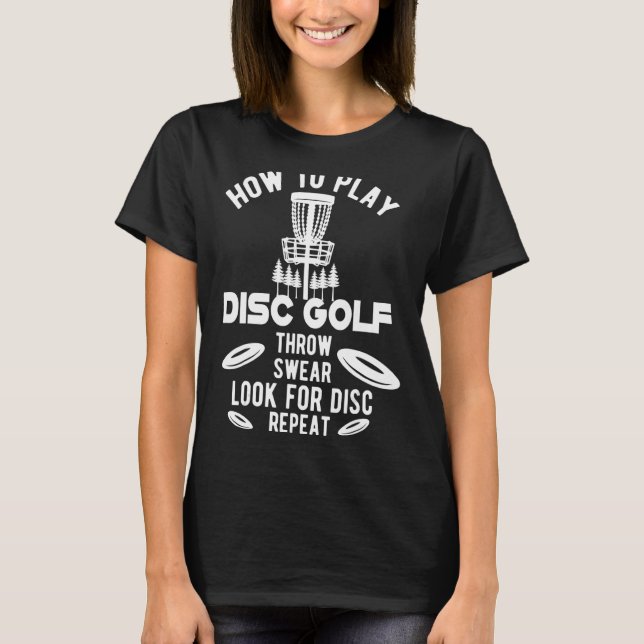 Camiseta Como Reproduzir Golf Disco em Disco Golf 2 (Frente)