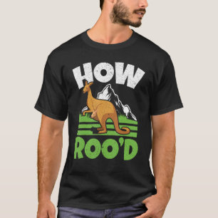 Camiseta Como Roo'd Calmaria de Canguru Vida Selvagem Anima