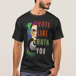 Camiseta Como Ruth Enviou Sua Colorida Arte Feminista