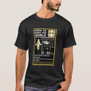 Camiseta Como Salvar O Mundo - Ateus
