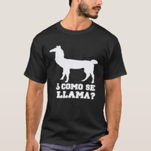 Camiseta Como Se Chama Amante de Lhama