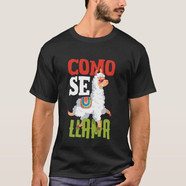 Camiseta Como Se Llama Funny Espanhol Sayings (Frente)