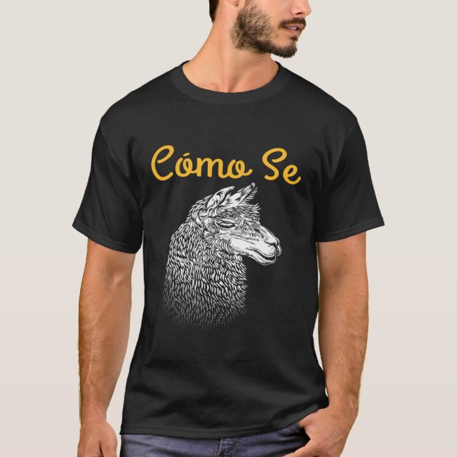 Camiseta Como Se Llama Llama Alpaca Lover (Frente)