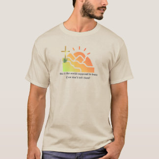 Camiseta Como Se Supõe que o Mundo Conheça o Cristianismo