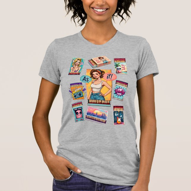 Camiseta Como se: Um Retroinspirado 80s (Frente)
