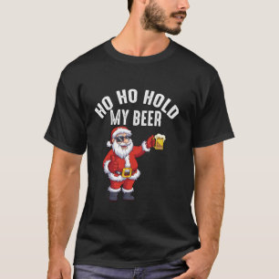 Camiseta Como Segura Minha Cerveja Engraçada Festa De Natal