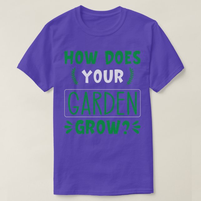Camiseta Como seu jardim cresce 5 (Frente do Design)