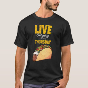 Camiseta Como Seu Taco Terça-Feira Mexicano Foodies Taco