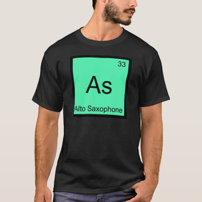 Camiseta Como - Símbolo engraçado do elemento da química do (Frente)