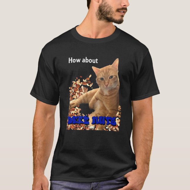 Camiseta Como Sobre Esses Bagos de Gato (Frente)