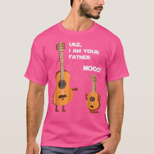 Camiseta Como sou seu pai Ukulele Guitar