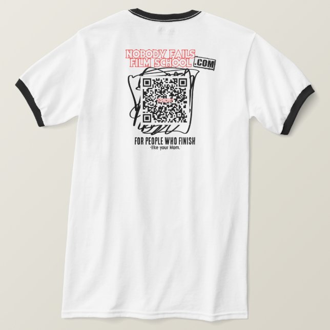 Camiseta Como Sua Mãe | Cineasta NFFS | Design Slate (Verso do Design)