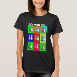 Camiseta Como te Llamas Professor Espanhol Divertido Aluno