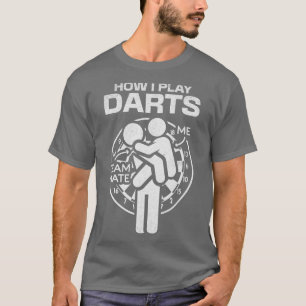 Camiseta Como Toco Darts Team Darts Darts Jogo Darts Engraç