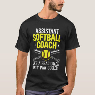 Camiseta Como Treinador De Cabeça Mas Treinador De Softball