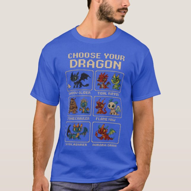 Camiseta Como Treinar Seu Dragão Versão 16bits menino (Frente)