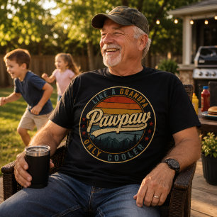 Camiseta Como um avô Papai retrô vintage dia dos pais