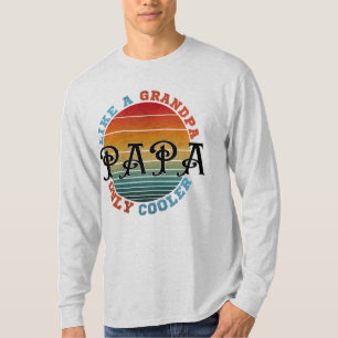 Camiseta Como um avô Papai só que mais fixe