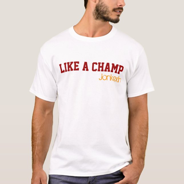 Camiseta Como um campeão (Frente)